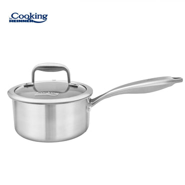 CRATITA 1.6L INOX+CAPAC STICLA 16x8.5CM, ATOMIC3, COOKING BY HEINNER