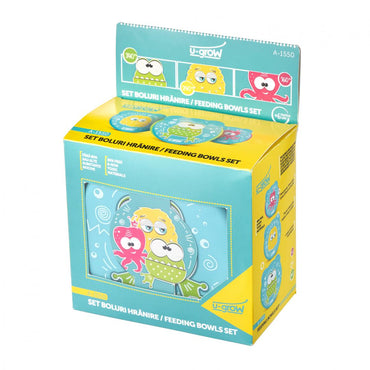 Set 3 Boluri Cu Capac (160, 240, 340Ml) A-1550, U-Grow