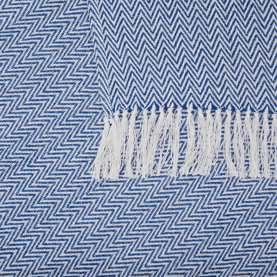 Cuvertura Pled Zig Blue