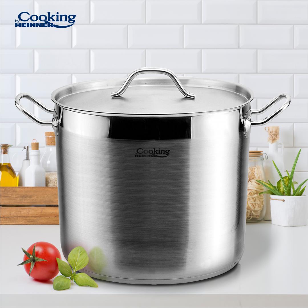 Oala 13.5L cu capac Cooking by Heinner Maestro, inox, 28x22cm