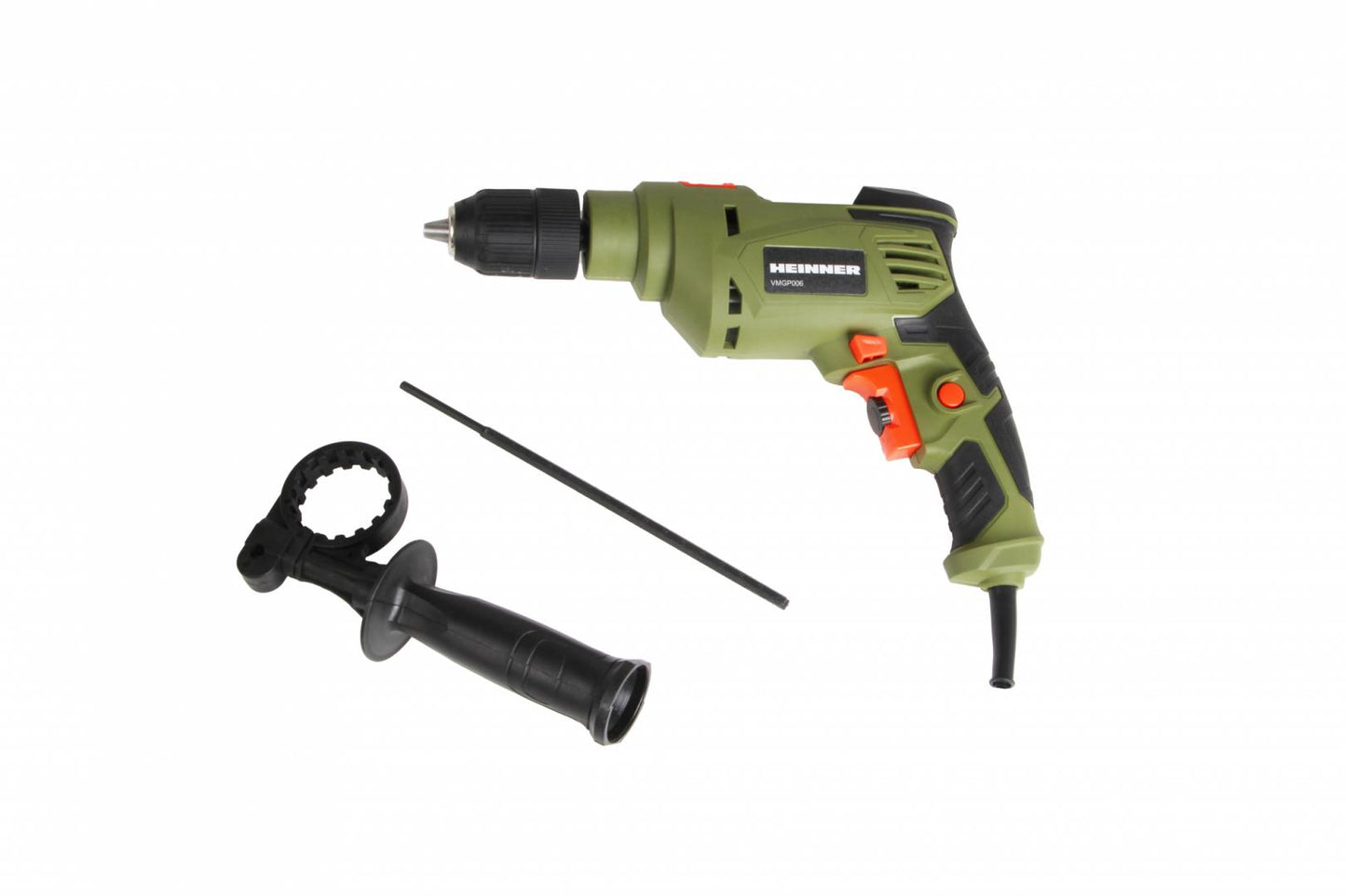 Masina de gaurit si insurubat (bormasina) cu percutie Heinner 810W13MM, 810 W, 3000 RPM, 13 mm mandrina automata