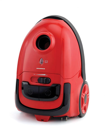 Aspirator cu sac Heinner HVC-VB750RD, putere 750W, putere de aspirare: 180W, sac textil 1.6 L, control variabil al puterii, nivel de zgomot: 78dB, Rosu