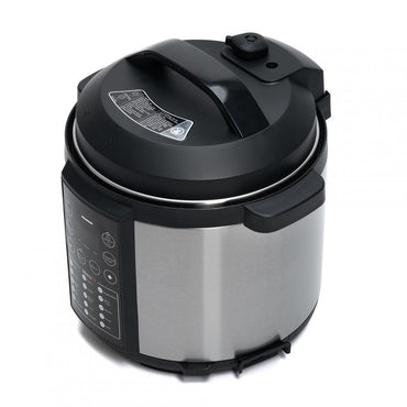 Multicooker cu gatire sub presiune Heinner HPCK-6IX, 3.8 L, 15 programe, vas antiadeziv detasabil, presiune reglabila, timer, display led, inox