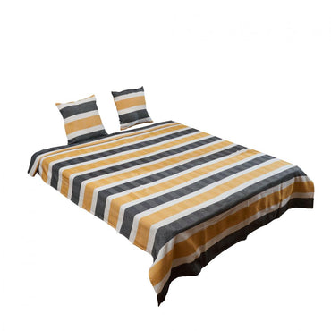 Set cuvertura pat si 2 fete de perna Zia Heinner Home, King Size, 200x220 cm, albastru