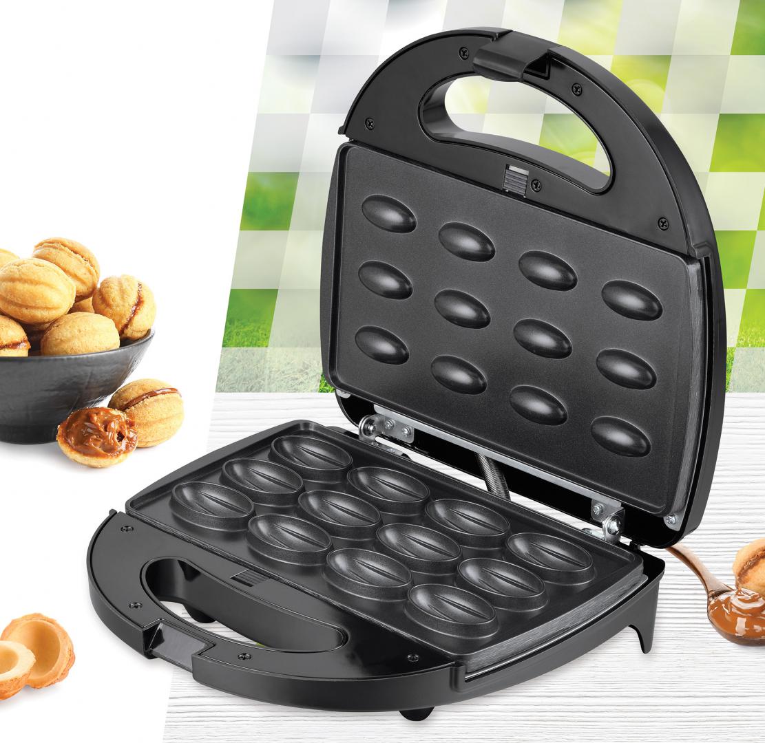 Aparat De Făcut Prăjituri Sub Formă De Nuci Heinner Dessert Supreme Hnm-750Bks