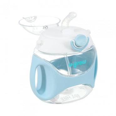 Sticla Tritan Cu Pai Si Curea , 330 Ml , Blue, U-Grow