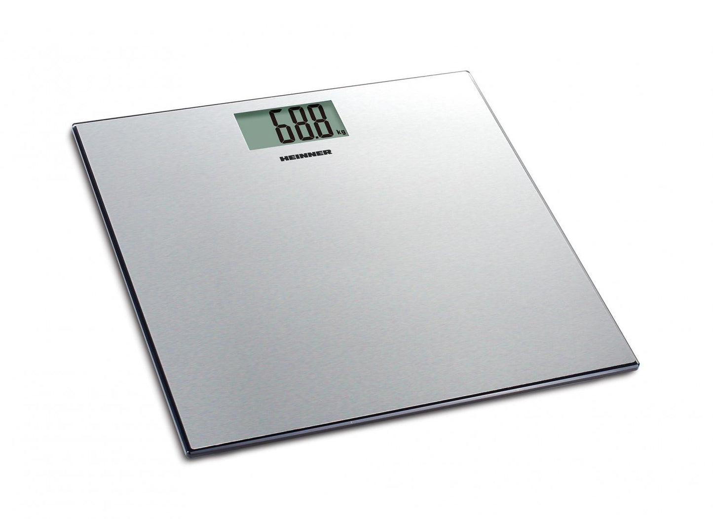 Cantar De Baie Heinner Softsilver 180 Hbs-180Ss, Platforma Din Inox, Capacitate Maxima: 180Kg, Display Lcd, Gradare: 100G, Pornire / Oprire Automata, Indicator Baterie Descarcata, Indicator Depasire Greutate, Baterie Inclusa: 2Xaaa