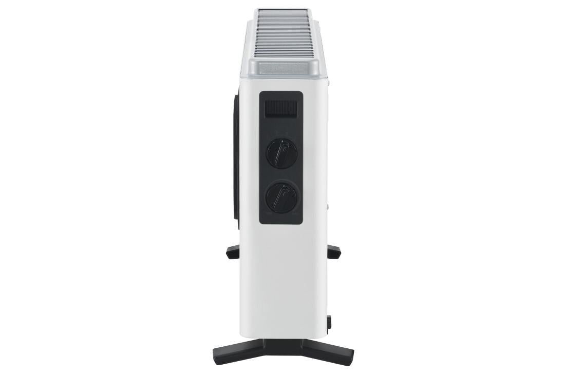 Convector Heinner HCVH-MV2000WH, 2000 W, Ventilator turbo, 3 setari de temperatura, Termostat ajustabil, Potectie supraincalzire, Alb