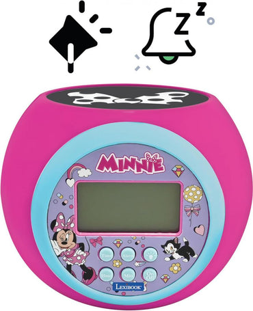 Ceas Desteptator Cu Proiector, Minnie Mouse