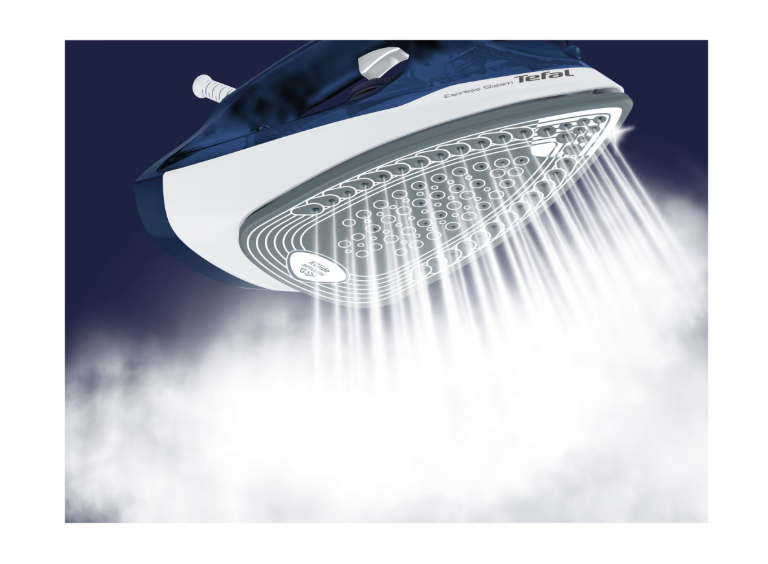 Fier De Calcat Tefal Express Steam Fv2838E0, Jet De Abur 180 G/Min, Abur Variabil 0-40 G/Min, 270 Ml, Functie Anticalcar,