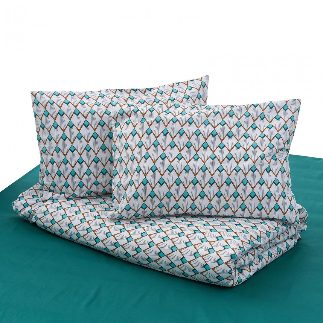 Set lenjerie de pat, Heinner, 4 buc, Multicolor