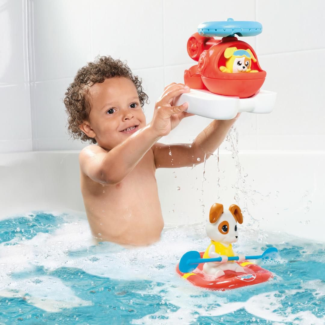 Jucarie De Baie, Elicopter De Salvare Si Barca, Tomy