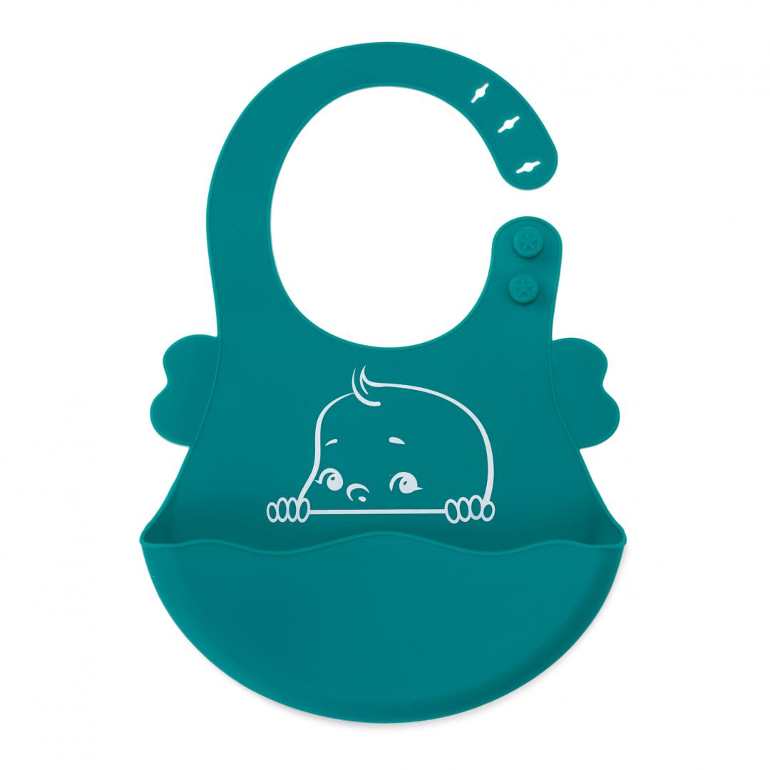 Baveta Din Silicon , Blue, U-Grow