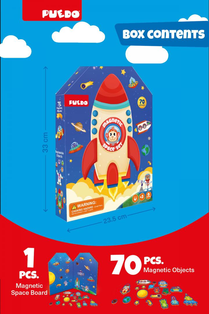 SET MAGNETIC DIN SPUMA EVA, SPATIUL COSMIC, PUEDO