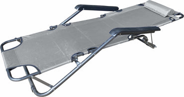 Sezlong pliabil cu tetiera Heinner, 153x60x79 cm