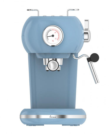 Espressor Fram Fem-D15Rbl, 15 Bar, Die-Cast Aluminum Boiler, Water Tank: 1.2L, 2 Cups Dual-Stainless Steel Filter, High Pressure Frothing Function, Detachable Drip Tray, Overheating Protection, Overpressure Protection, Color: Blue