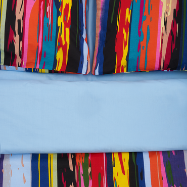 Lenjerie pentru 2 persoane Heinner Home, 100% bumbac,132TC, king size, 4 piese