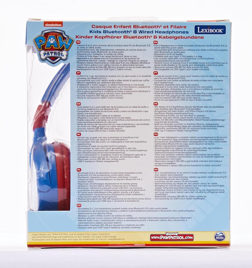 Casti Wireless Pliabile, Paw Patrol