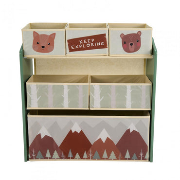 Dulap Depozitare Jucarii Green Forest