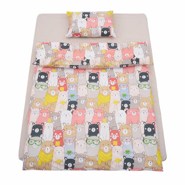 Set De Pat Single Bumbac Animals