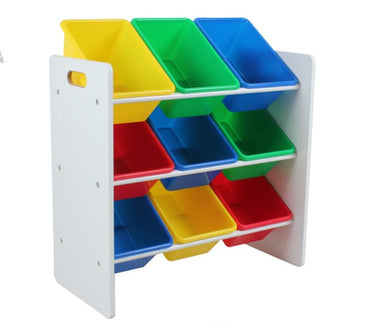 Raft Depozitare Jucarii Cu 9 Cosuri E, U-Grow