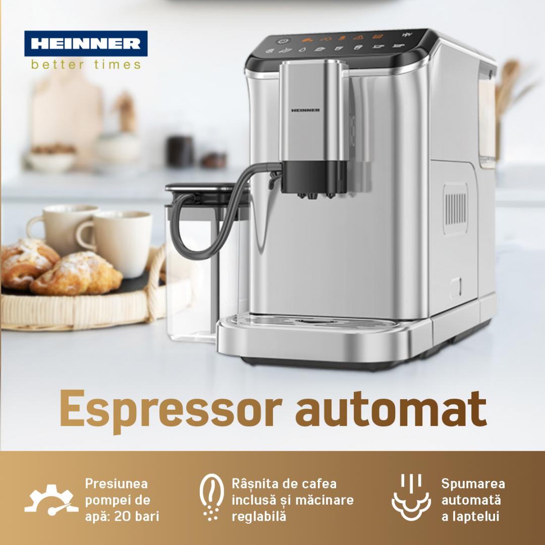 Espressor Automat Heinner Genesis Hema-D20Dgrey
