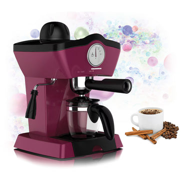 Espressor manual Heinner Charm HEM-200BG, 800W, 250ml, 3.5 bar, Visiniu