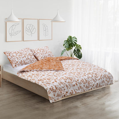 Lenjerie de pat Heinner Home, 2 persoane, 100% bumbac 132 TC, cearsaf pilota 180x215 cm, cearsaf pat 200x220 cm, 2 fete de perna 50x70 cm, 4 piese