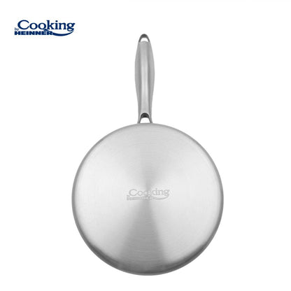 CRATITA 1.6L INOX+CAPAC STICLA 16x8.5CM, ATOMIC3, COOKING BY HEINNER
