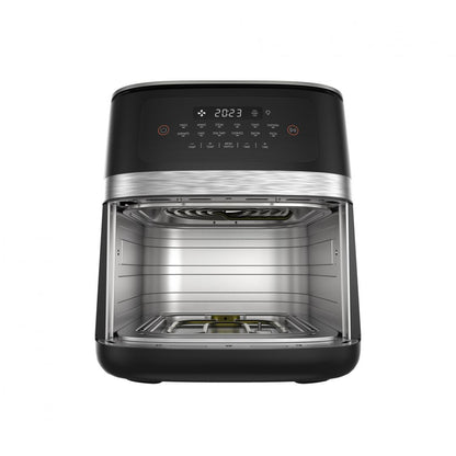 Friteuza cu aer cald HEINNER EffectHeat Fusion HAF-C7DH20BK, 7 l, 12 programe, 2000 W, Fereastra vizualizare, Circulatie aer 360 Negru