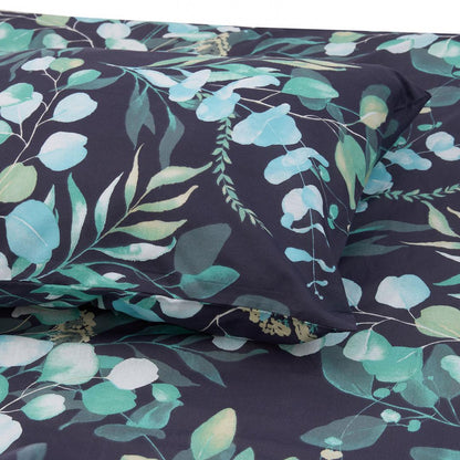 Set de pat king size bumbac, 92 gsm, Jade