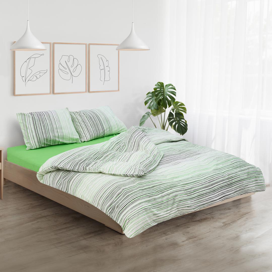 Heinner Set de pat,cearceaf cu elastic 180x200, Mils