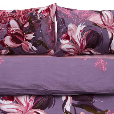 Lenjerie kingsize bumbac,132 TC,Magnolia