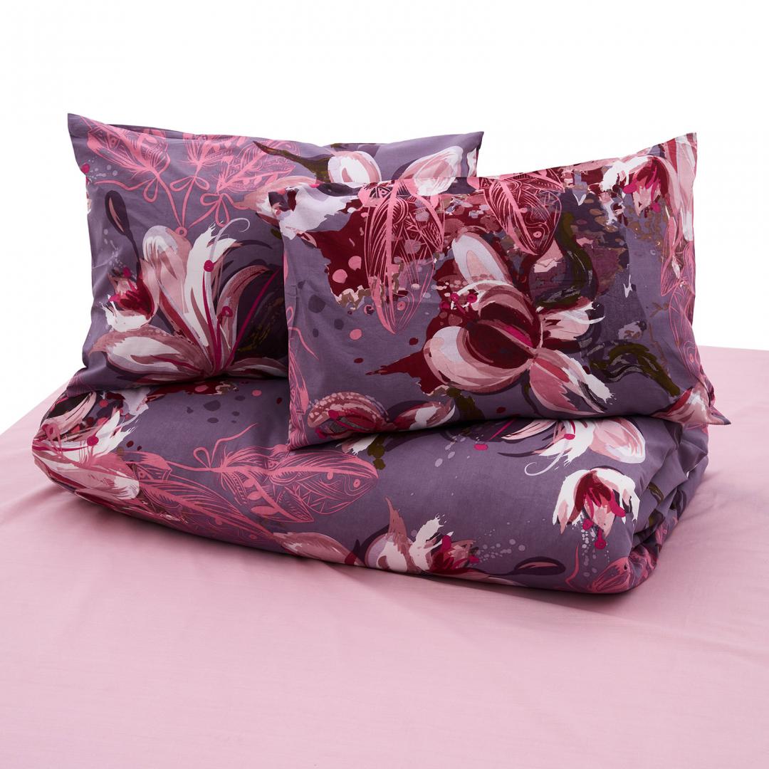 Lenjerie kingsize bumbac,132 TC,Magnolia