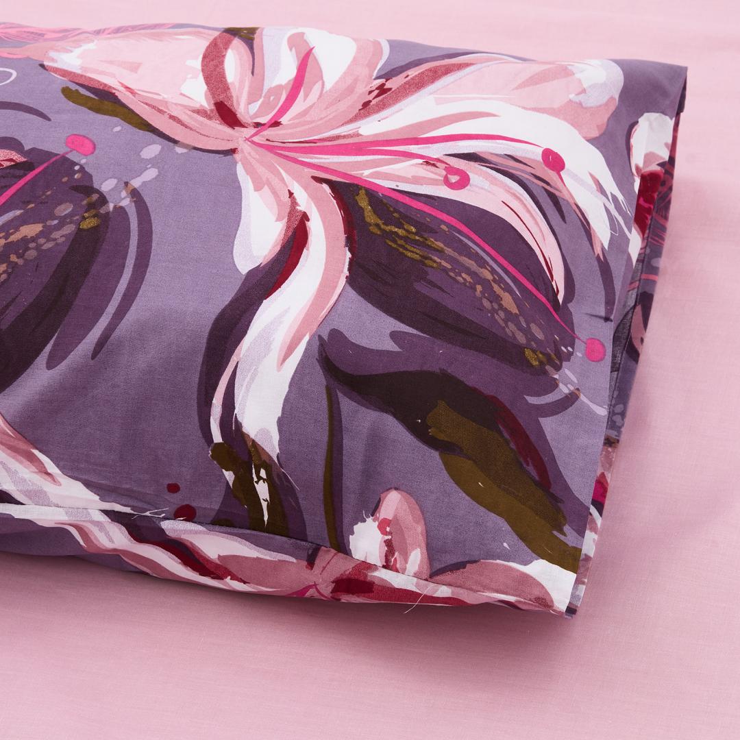 Lenjerie kingsize bumbac,132 TC,Magnolia