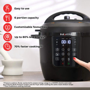 Instant Pot Multicooker RIO 6, 1000W, 5.7L, Negru