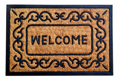 Covoras Intrare Antiderapant ,Cauciuc+Nuca Cocos,Vanora Home(Mix 5 Modele,10 Bucati/Bax, 2 Bucati/Model)