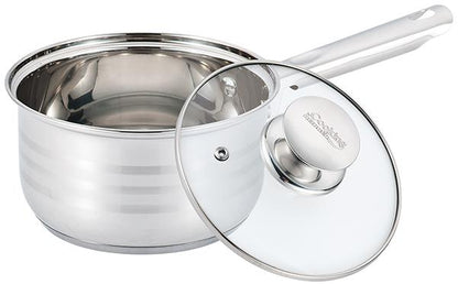 Cratita 1.9L cu capac Cooking by Heinner Myra, inox, inductie, 16 x 9.5 cm