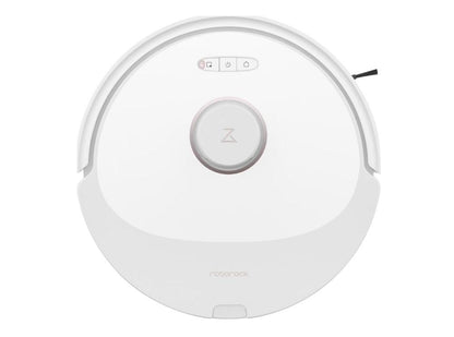 Robot de aspirare Roborock Q7Max Q7M02-00, Aspirator&Mop, LiDAR, 4200 Pa, 58W, 4 senzori, 4 harti, Mapare 3D, 5200mAh, Recunoastere automata a camerei, Recipient praf: 470ml, Recipient apa 350ml, 30 moduri de setare a volumului de apa, Alb