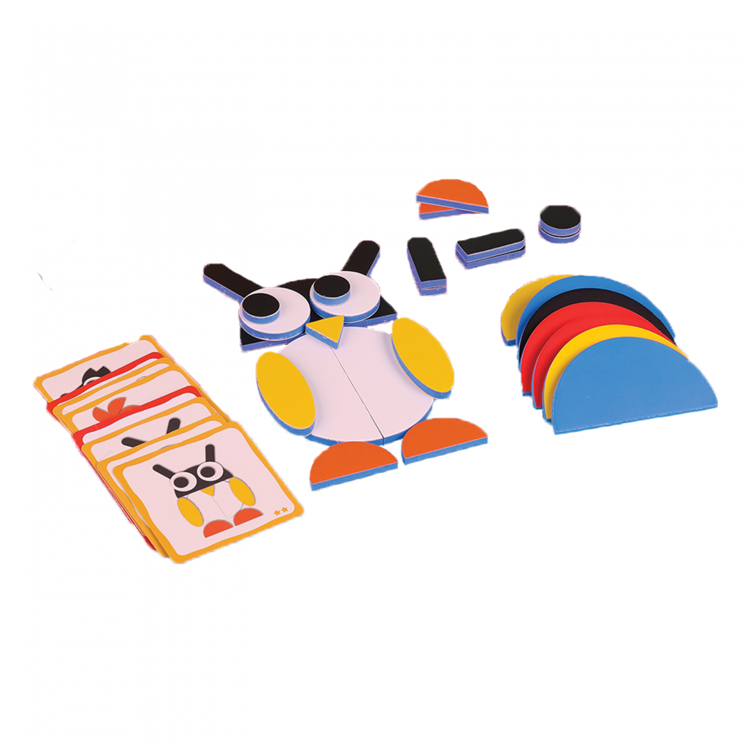 Joc Din Spuma Eva Cu Forme Colorate, 29 Piese, Puedo