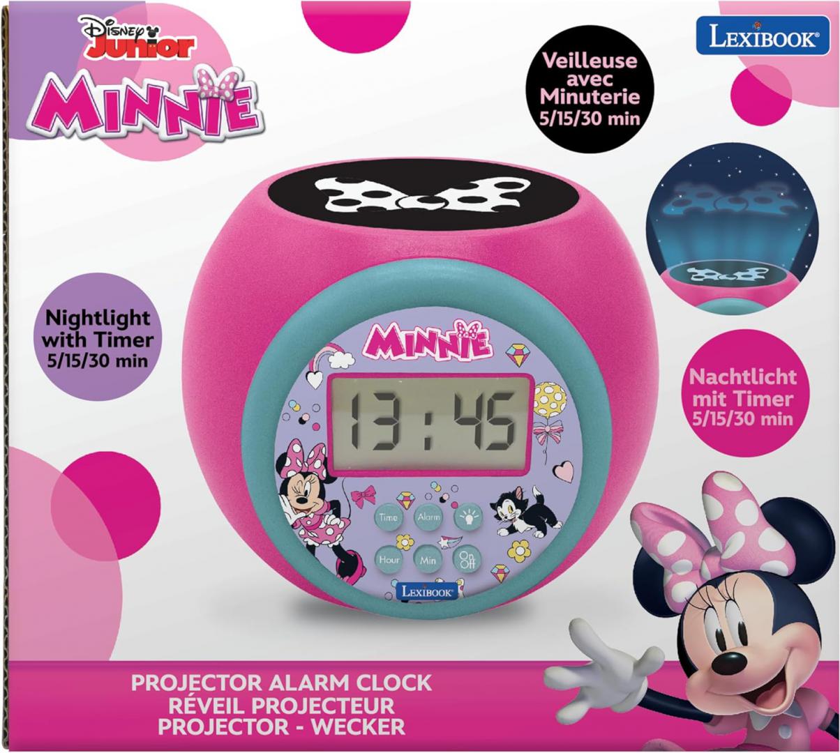 Ceas Desteptator Cu Proiector, Minnie Mouse