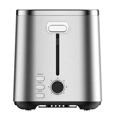 Prajitor de paine Heinner sparkle toast HTP-800SS , 800w, capacitate 2 felii, 7 niveluri rumenire, indicator led luminos, Gri