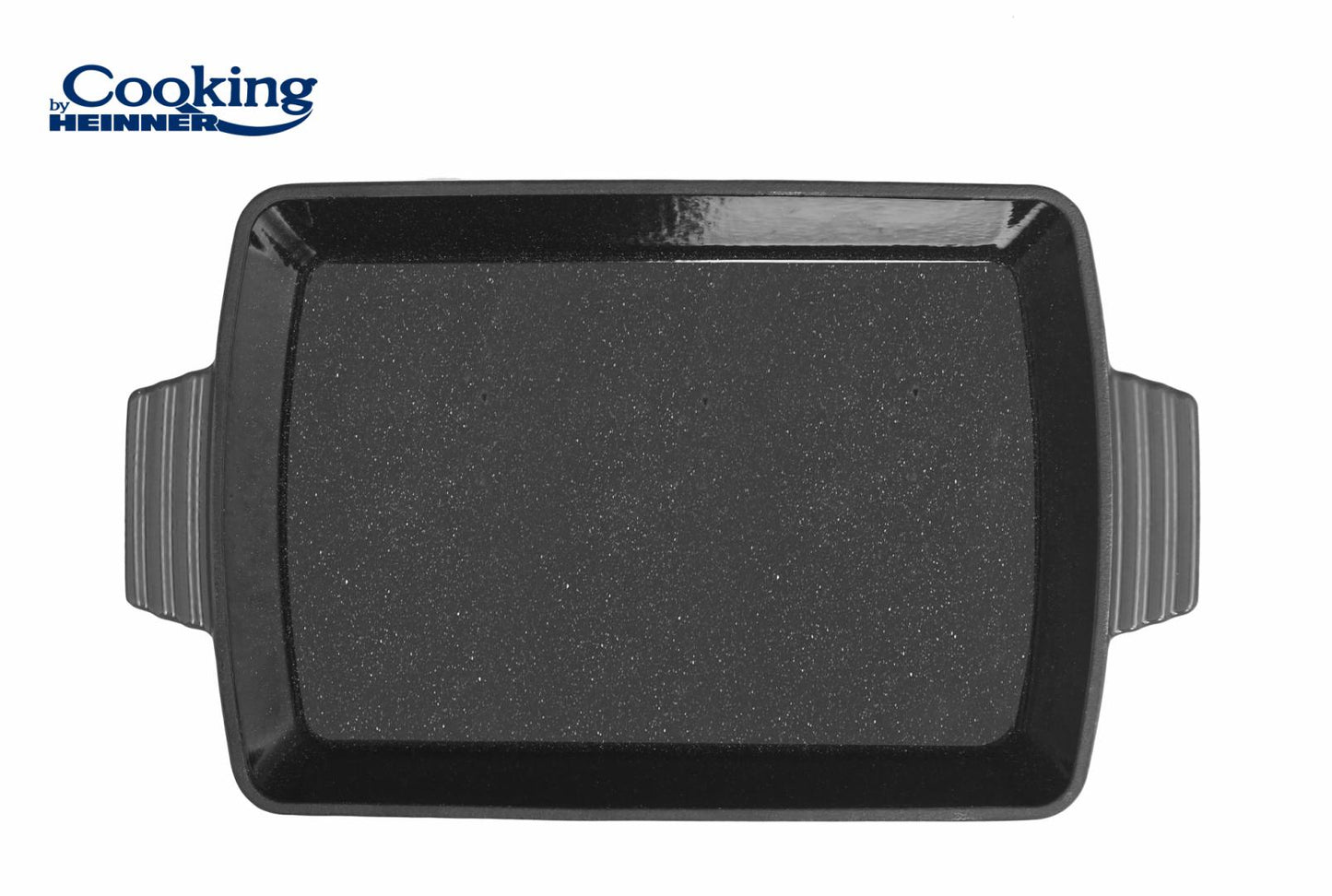 Tava Cooking by Heinner Marble Grey, fonta emailata, 33x23x7 cm