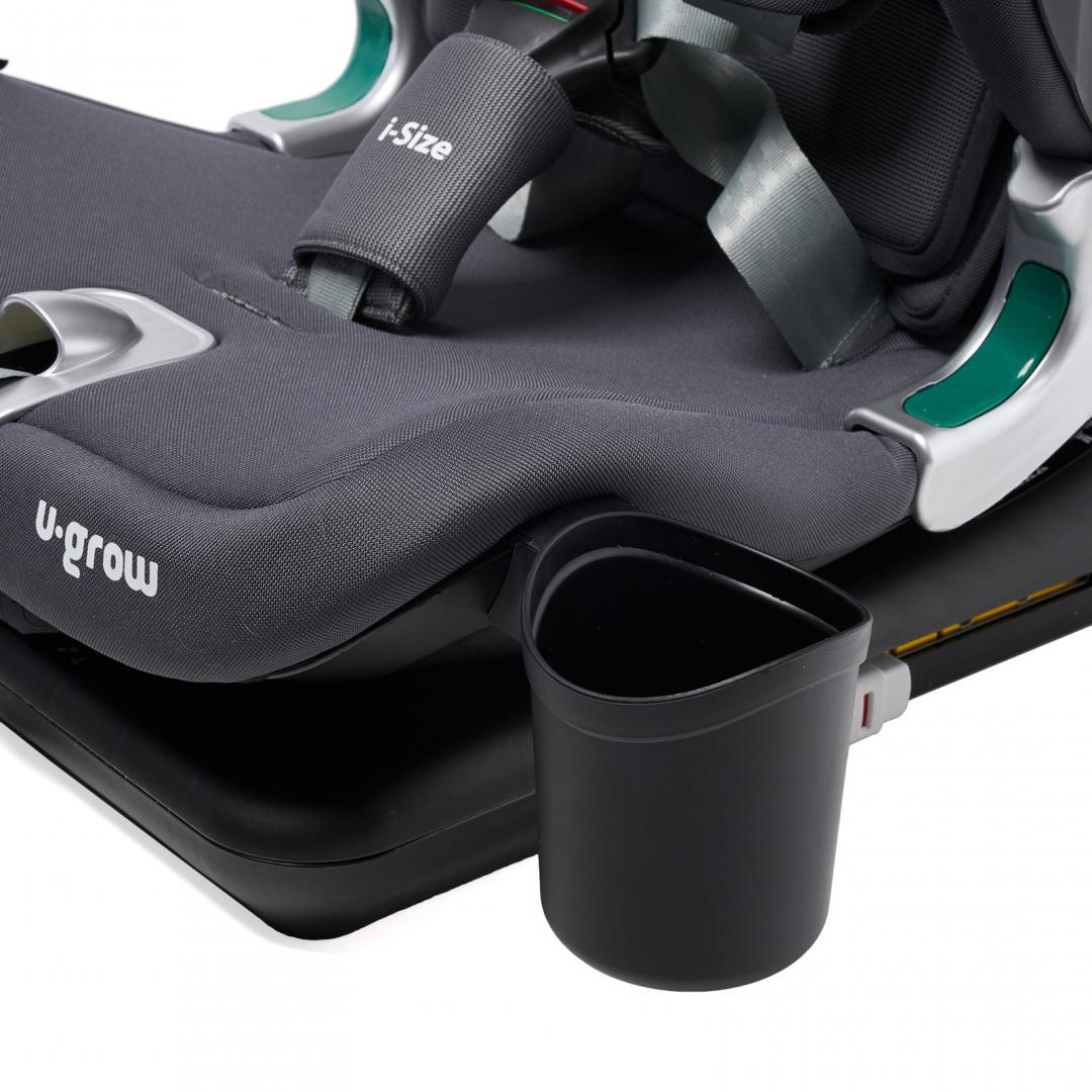 Scaun Auto I-Size U-Grow Goldfix Plus, Isofix, 76-150 Cm (9-36 Kg), Boxa Bluetooth,