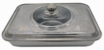 Tava Cuptor Cu Capac, Inox ,35*26*7Cm, Vanora Home