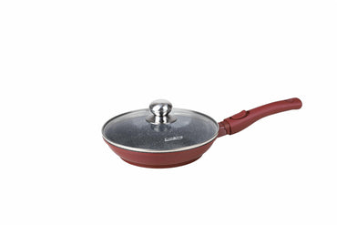 Tigaie grill cu capac Cooking by Heinner Calabria, aluminiu, 24x4cm