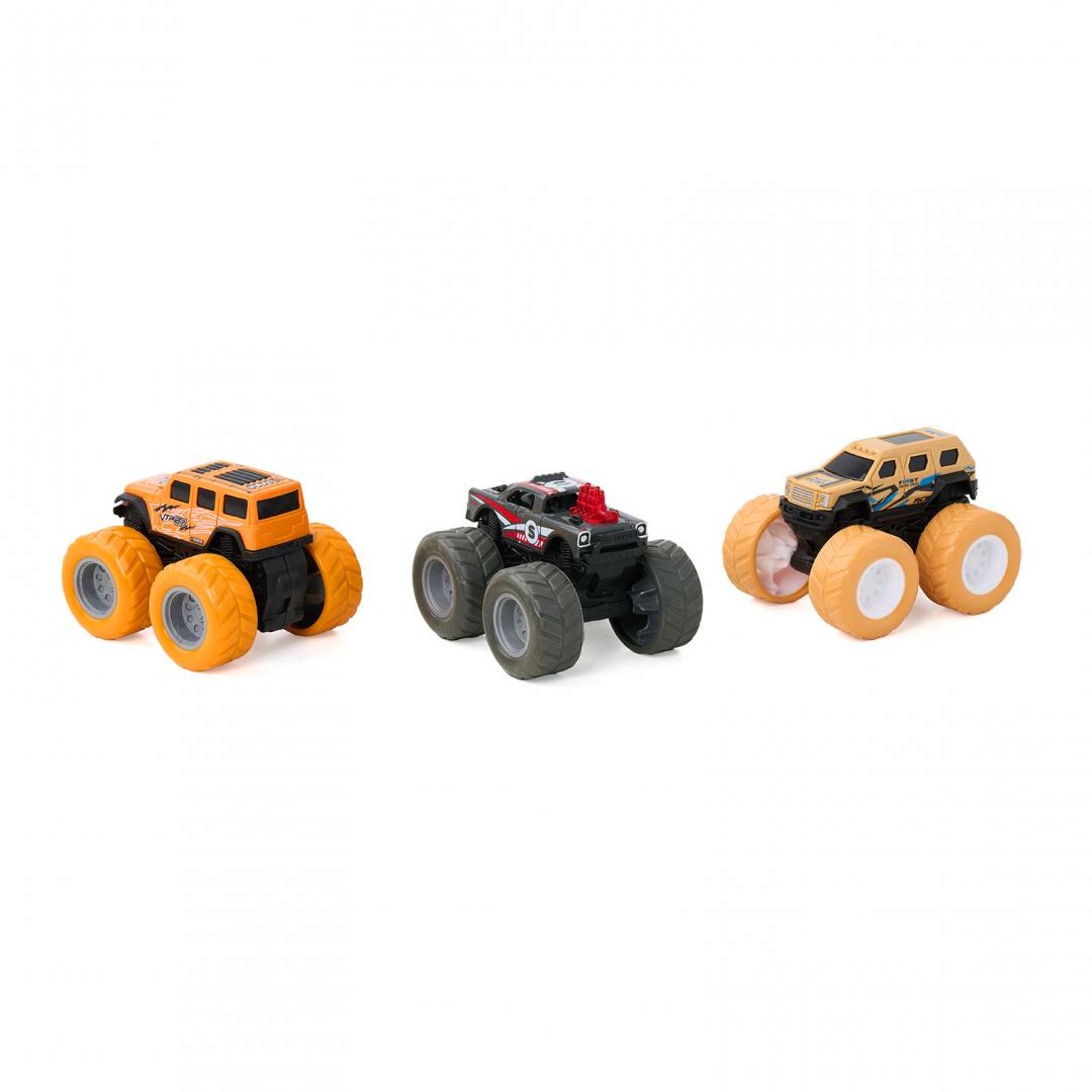Set 3 Masini Off-Road-360 De Grade, Momki