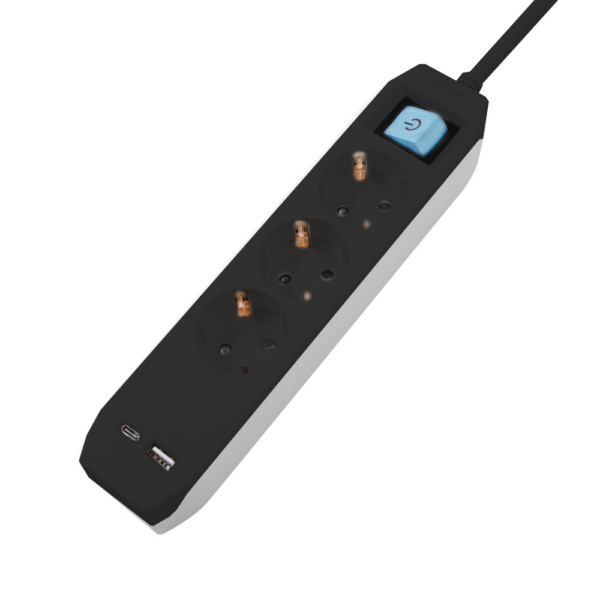 Prelungitor Spacer, Schuko X 3 4.5M