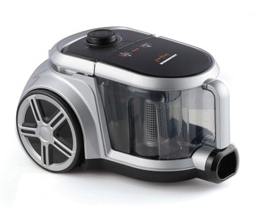 Aspirator fara sac Heinner HVC-M800GREY, sistem ciclonic cu filtru HEPA 12, perie ECO, 800W, putere de absorbtie: 160W, tub telescopic din metal, Gri