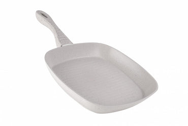 Tigaie grill aluminiu + capac, 28 x 4 cm, Mozaik Cooking By Heinner